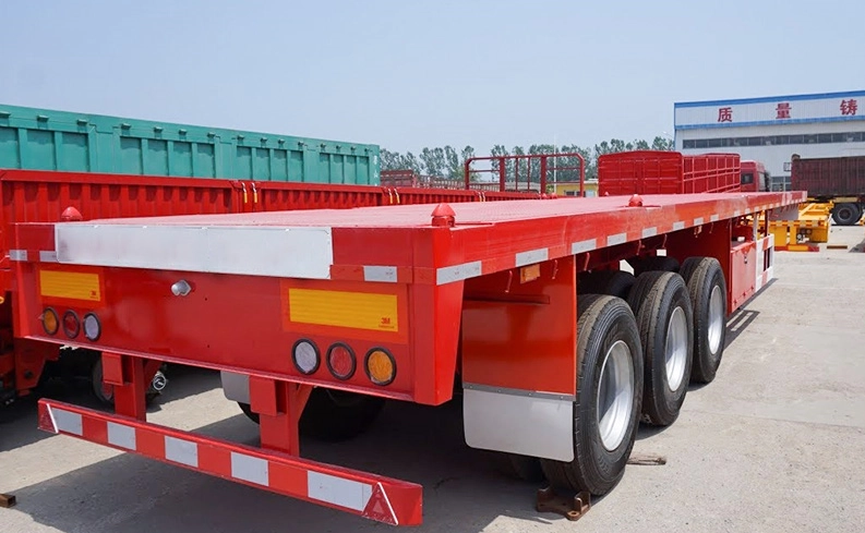 Container flatbed truck